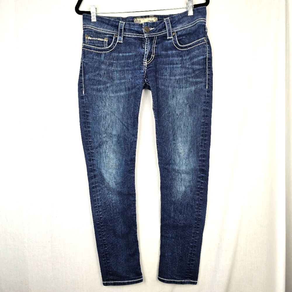 BKE Women's Skinny Jeans - Dark Blue